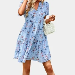 Jurken & Jumpsuits Dames*Zanna - Zomerse gebloemde damesjurk