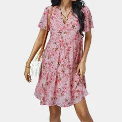 Jurken & Jumpsuits Dames*Zanna - Zomerse gebloemde damesjurk