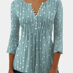 Blazers & Blouses Dames*Zara - Luchtige damesblouse met stippen voor de zomer