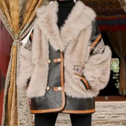 Jassen Dames*ZEHRA - Trendy Winterjas voor Dames Zwart