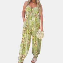 Jurken & Jumpsuits Dames*Zomerse dames jumpsuit in boho-stijl