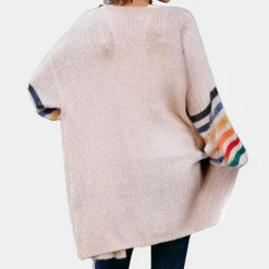 Truien & Vesten Dames*Zomerse damescardigan met regenboogprint