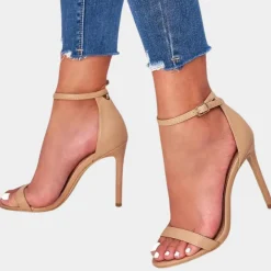 Damesschoenen*Zomerse dameshakken met enkelbandje Abrikoos