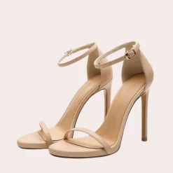 Damesschoenen*Zomerse dameshakken met enkelbandje Abrikoos