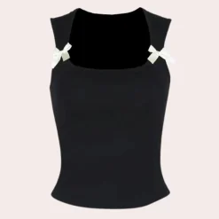 Topjes & Shirts Dames*Zomerse klassieke damestop met lint