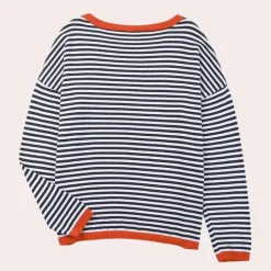 Truien & Vesten Dames*Zomerse klassieke gestreepte damestrui