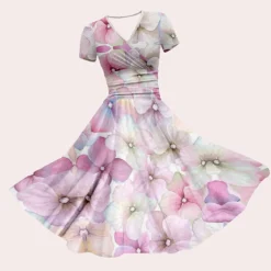 Jurken & Jumpsuits Dames*Zomerse kleurrijke damesjurk