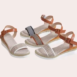 Damesschoenen*Zomerse sleehakken voor dames in bohemian stijl