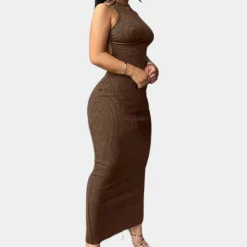 Jurken & Jumpsuits Dames*Zomerse trendy damesjurk zonder rug