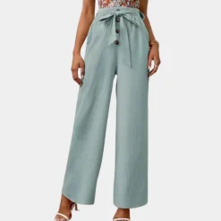 Broeken & Rokken Dames*Zosia - Luxe Lente-Zomer Broek voor dames, Perfect voor Zonnige Dagen