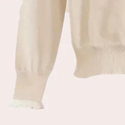 Truien & Vesten Dames*Zuleika - Vrouwen Stijlvolle Zomerse Trui met Kralen Wit