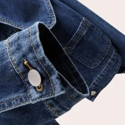 Jassen Dames*ZURI - Modieus Zomer Spijkerjack voor Dames Blauw